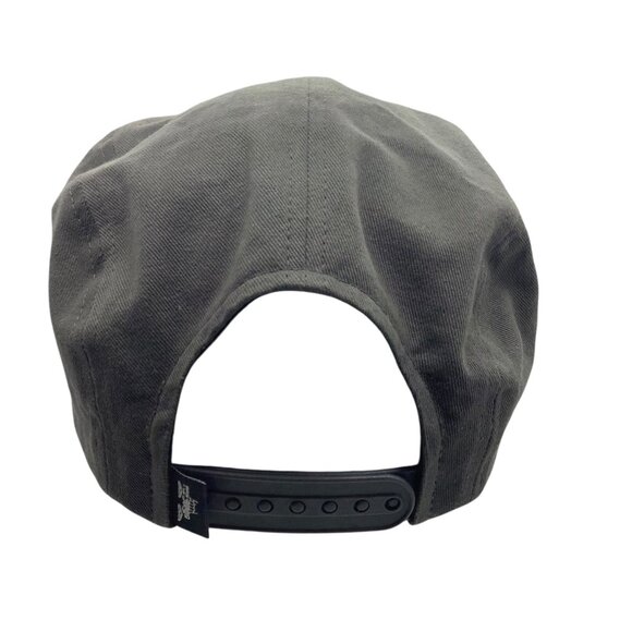 Spacecraft Charcoal Gray 5 Panel Snapback Camper Cap Embroidered Peacock Design - Picture 5 of 7